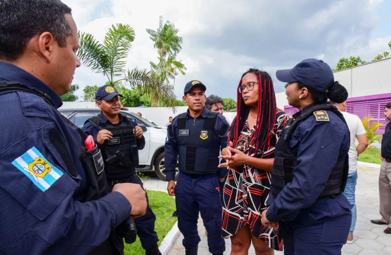 Visita tecnica da representante do Ministério da Mulher Tamires Sampaio, na Casa da Mulher Brasileira em Ananindeua