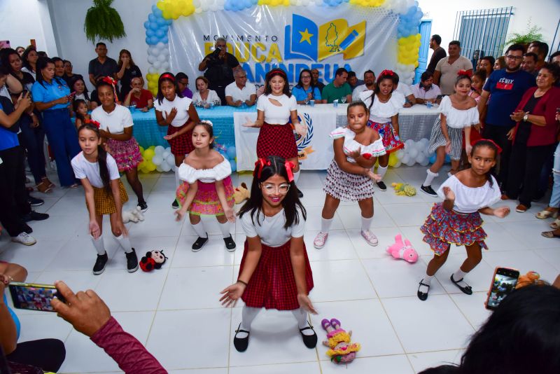 Inauguração da unidade de Educação EMEF Herminio Calvinho Filho na rodovia dos Trabalhadores na Cidade Nova