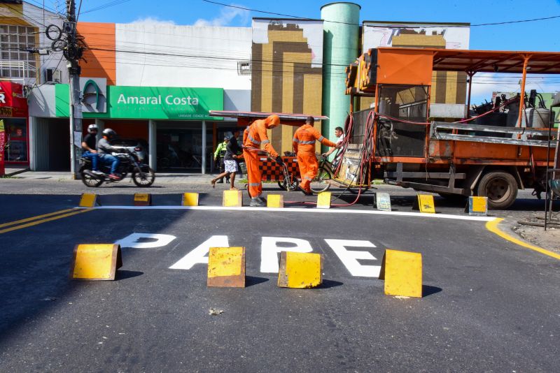 Sinalização de Vias na Sn 22 na Cidade Nova V