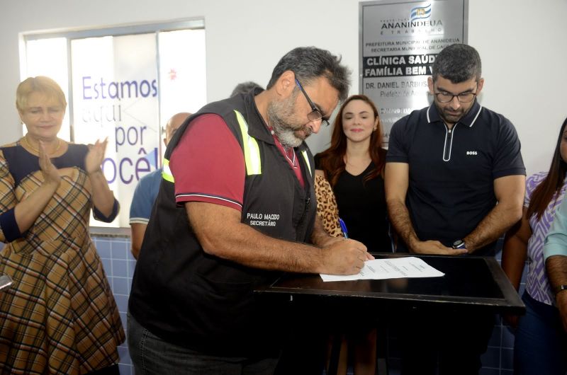 Inauguração da UBS Bem Viver na Residencial Bem Viver no bairro Aurá