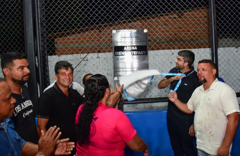 Inauguração da Praça Do Warislândia no bairro do Icuí Laranjeira