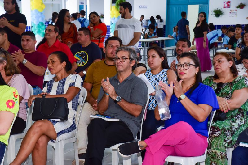 Inauguração da 1ª Face da Reforma EMEF João Paulo Il na We 72, Cidade Nova Vl