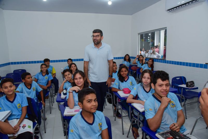 Inauguração da 1ª Face da Reforma EMEF João Paulo Il na We 72, Cidade Nova Vl