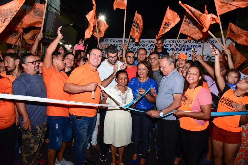 Inauguração Asfáltica da rua Jardim Esmeralda no bairro da Guanabara