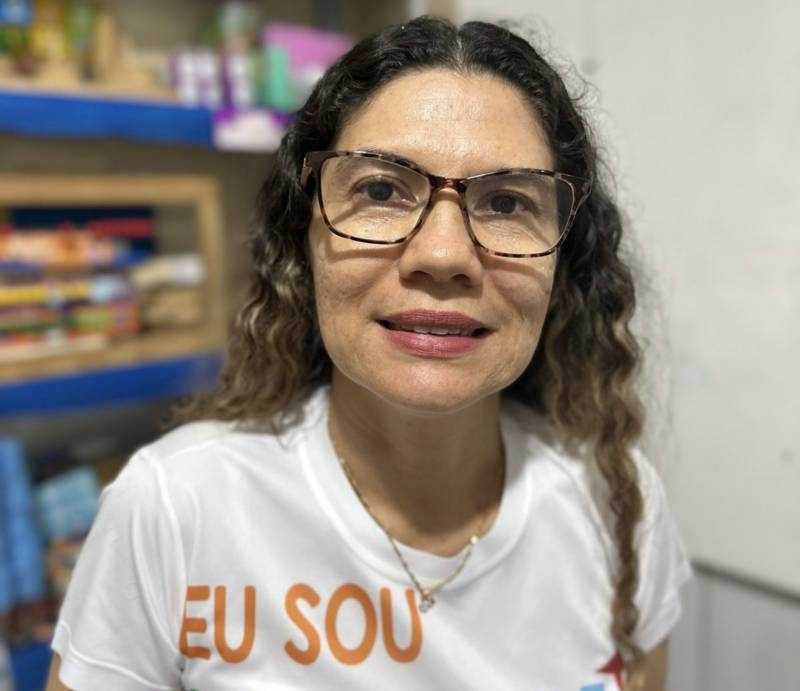 Cassandra Varela, professora especialista no Atendimento Educacional Especializado