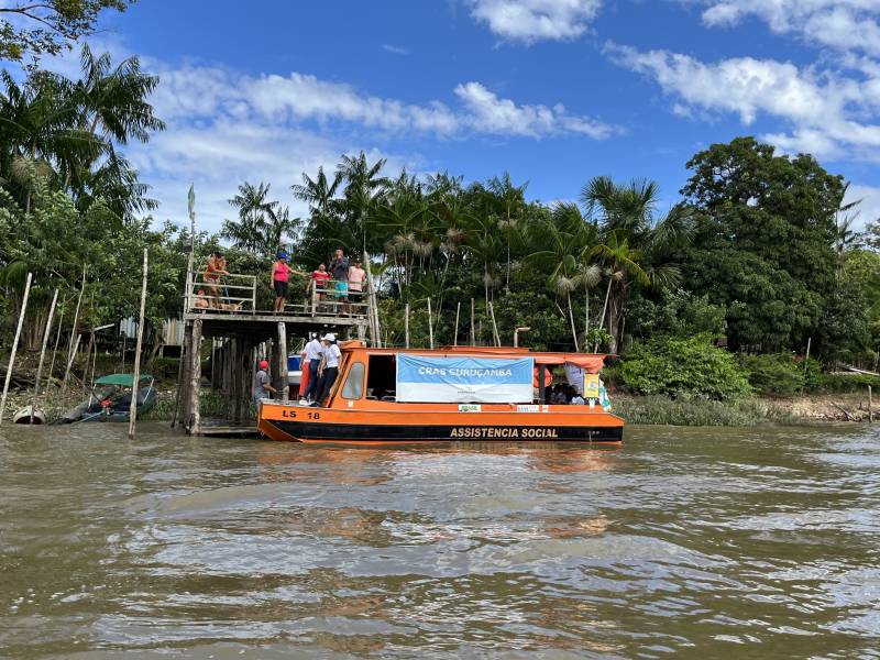 notícia: Maio laranja: Barqueata leva orientação às ilhas de Ananindeua