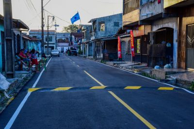 galeria: Inauguração asfáltica no bairro do Paar com Asfalto Novo e Sinalização Viária