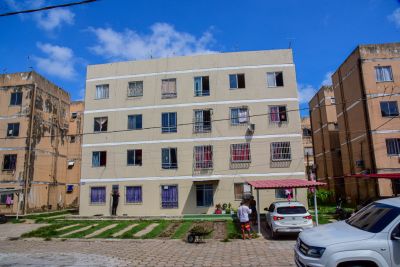 galeria: Ato de entrega de requalificação predial do bloco 56 do residencial Bem Viver no bairro Aurá