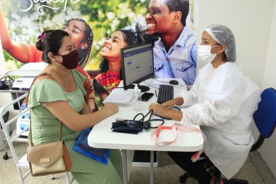 galeria: Implementação do Sistema Prontuário Eletrônico no Programa Ananin SUS Digital na UBS Helena Barra no bairro Curuçambá