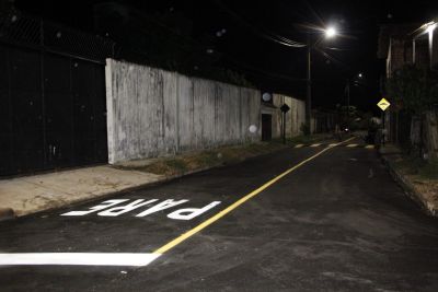 galeria: Inauguração de ruas Pavimentadas no Bairro de Águas Lindas. Alameda Bento, passagem Fabiano Rodrigues e passagem Novo Horizonte