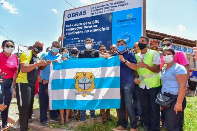 galeria: Assinatura Ordem de Serviços das Obras de Infraestrutura, Saneamento Básico e Pavimentação Asfáltica na Comunidade Moura em Águas Lindas