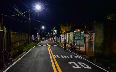 galeria: Entrega de Ruas Pavimentadas e com Iluminação Publica em Led no Bairro Curuçambá