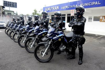 galeria: Ato de entrega de motos destinadas ao Motopatrulhamento da Guarda Civil Municipal de Ananindeua