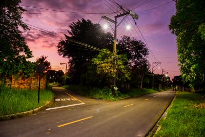 galeria: Inauguração de 11 Ruas Totalmente Pavimentadas, Sinalização Horizontal e Vertical e com Iluminação em Led no Park Daniel Reis no bairro do Curuçambá