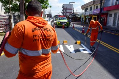 galeria: Sinalização de Vias na Sn 22 na Cidade Nova V