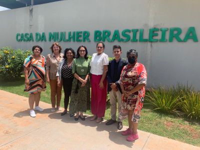 notícia: Equipes da Semmu e Semcat visitam a Casa da Mulher Brasileira no MS