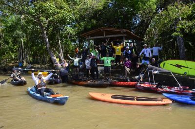 notícia: Realizada  a 2 ª Remada Insular de Ananindeua