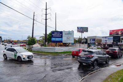 notícia: Trânsito na cidade nova é desviado para obra de drenagem
