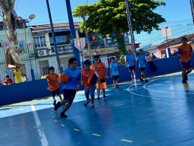 notícia: Projeto Bom de Bola, Bom de Escola: SELJ realiza Torneio Esportivo 