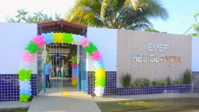notícia: Escola Heliolândia é reinaugurada no Distrito Industrial de Ananindeua