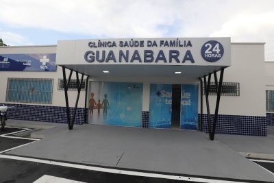 notícia: Prefeitura de Ananindeua inaugura Clínica Saúde da Família 24 horas e entrega ambulância no bairro da Guanabara