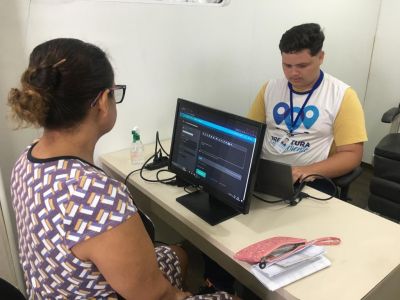 notícia: SEMAD leva Serviços Públicos Digitais à População do Bairro Curuçambá