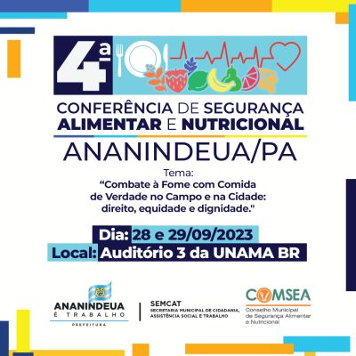 notícia: 4ª Conferência Municipal de Segurança Alimentar e Nutricional de Ananindeua