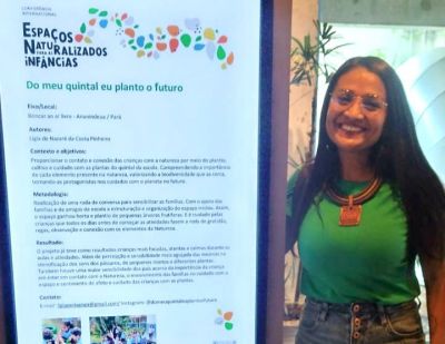 notícia: Professora da Rede Municipal de Ensino de Ananindeua expõe projeto em conferência internacional 