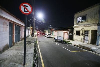 notícia: Moradores comemoram a chegada do asfalto em mais ruas da Cidade Nova VI