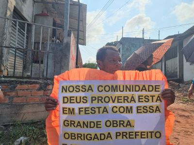 notícia: Loteamento Deus Proverá em Ananindeua recebe obras de saneamento