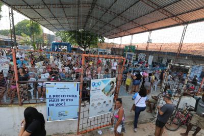 notícia: Moradores do 40 horas aproveitam serviços públicos da Prefeitura no bairro