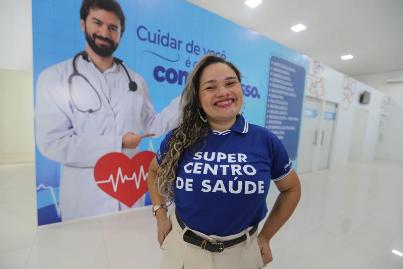 Super Centro de Saúde no bairro de Águas Brancas