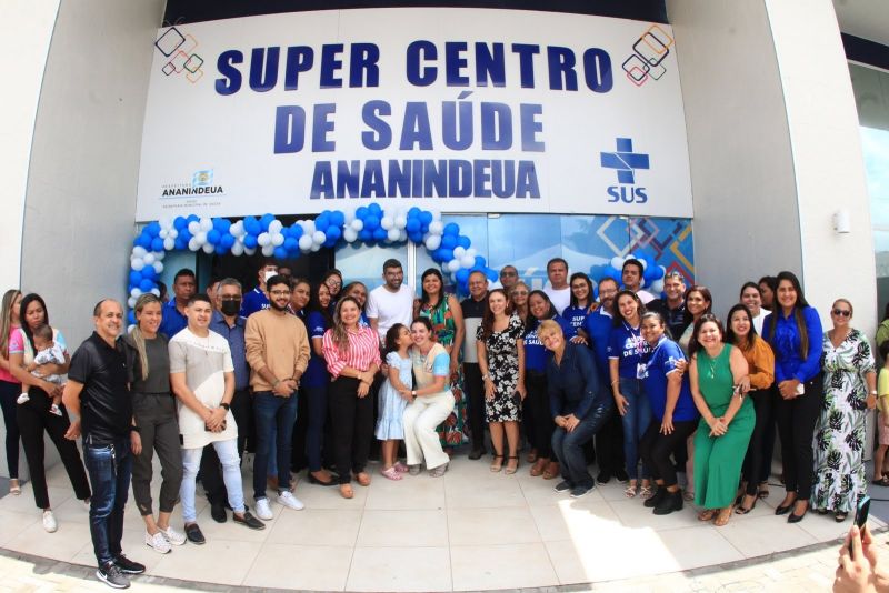 Inauguração do Super Centro de Saúde