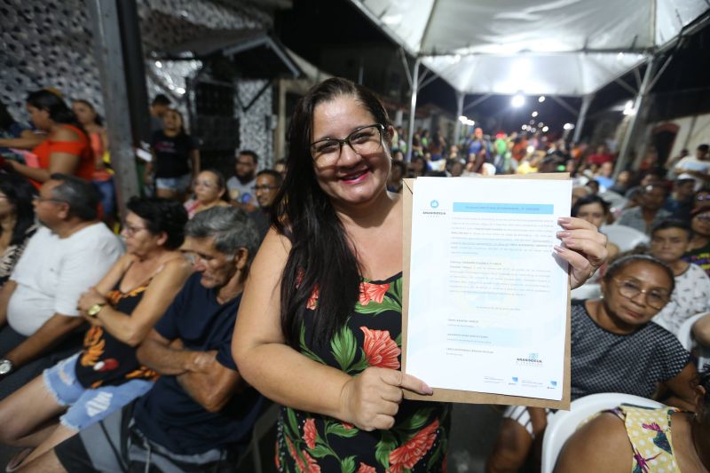 Entrega de Títulos de Propriedade para Comunidade do Maguariaçu bairro Cidade Nova