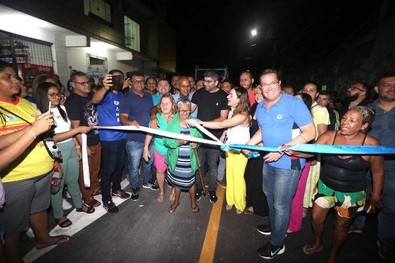 Inauguração de ruas Pavimentadas do Park São José bairro Centro