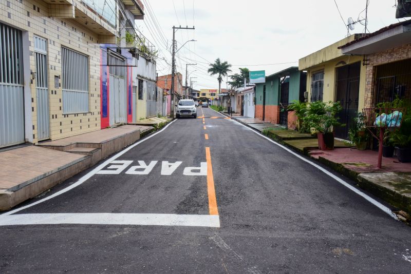 Inauguração de ruas pavimentadas na Cidade Nova Vlll no bairro Coqueiro