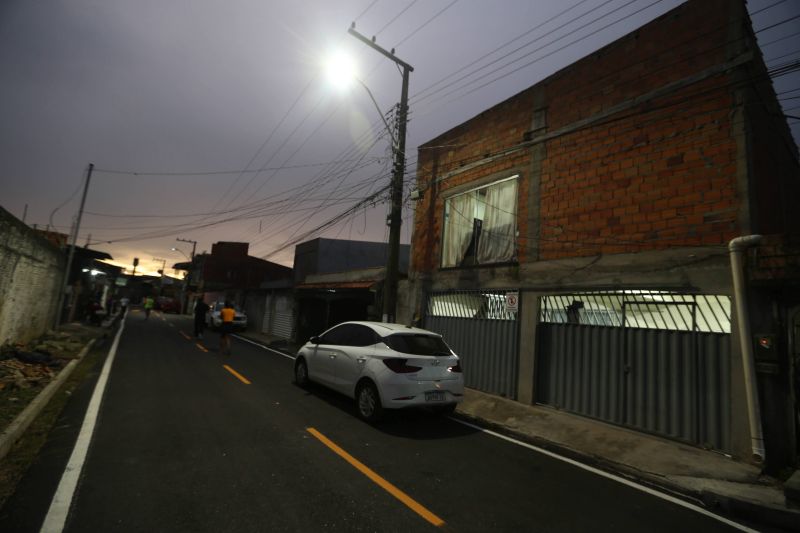 Inauguração de ruas pavimentadas na Cidade Nova Vlll no bairro Coqueiro