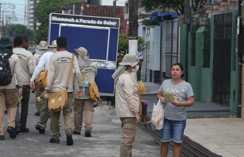 Programação do dia D de Combate a Dengue nos bairro local Praça da Bíblia