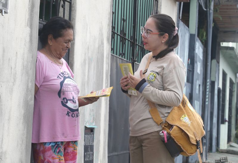 Programação do dia D de Combate a Dengue nos bairro local Praça da Bíblia