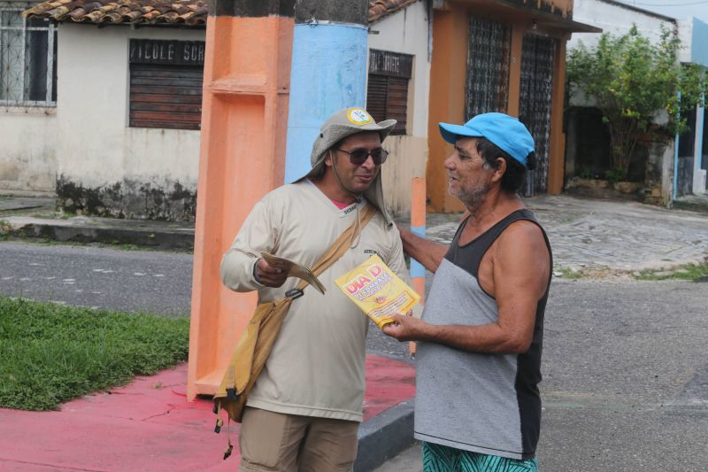 Programação do dia D de Combate a Dengue nos bairro local Praça da Bíblia