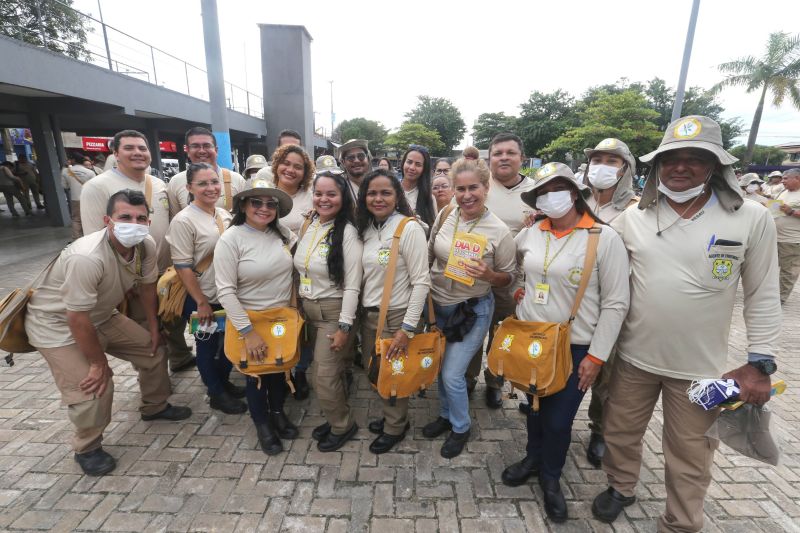 Programação do dia D de Combate a Dengue nos bairro local Praça da Bíblia