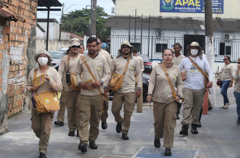 Programação do dia D de Combate a Dengue nos bairro local Praça da Bíblia