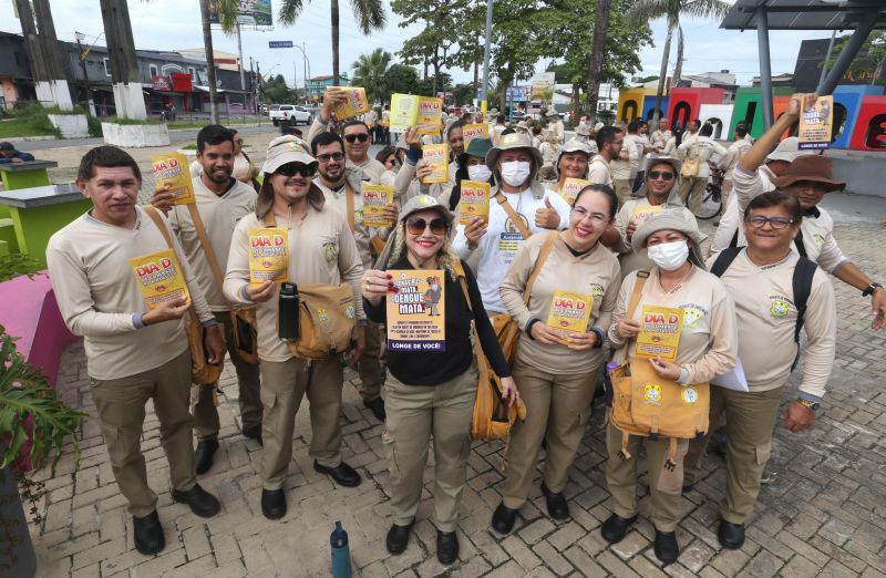 Programação do dia D de Combate a Dengue nos bairro local Praça da Bíblia