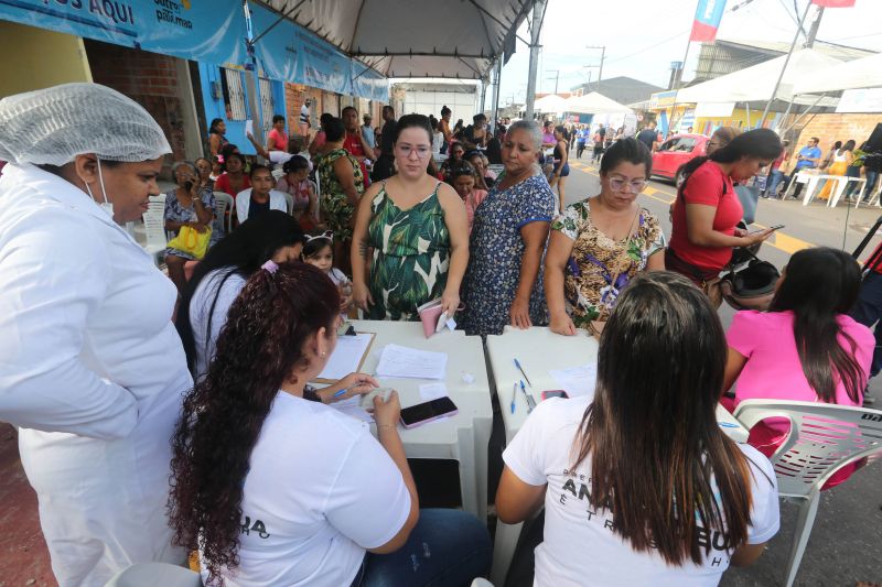 Serviços gratuitos do Programa Prefeitura em Movimento no Icuí Guajará