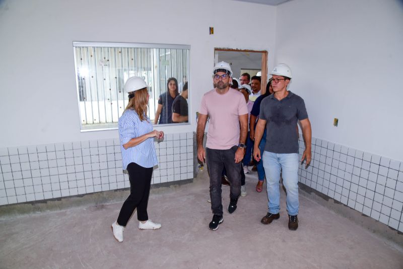 Visita técnica ás obras da unidade de educação infantil, através do Programa Creche por Todo Pará, no bairro do Curuçambá
