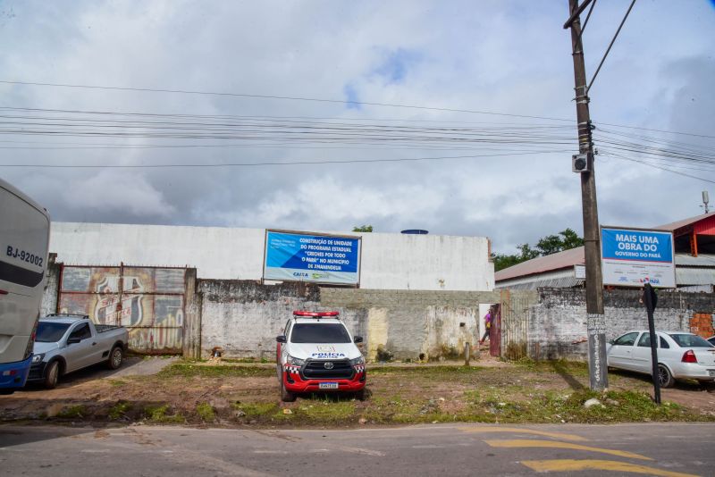 Visita técnica ás obras da unidade de educação infantil, através do Programa Creche por Todo Pará, no bairro do Curuçambá
