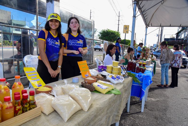 1ª Feira livre de rua Projeto O Bom da Feira vai á Rua no conjunto Aberlado Condurú no Coqueiro