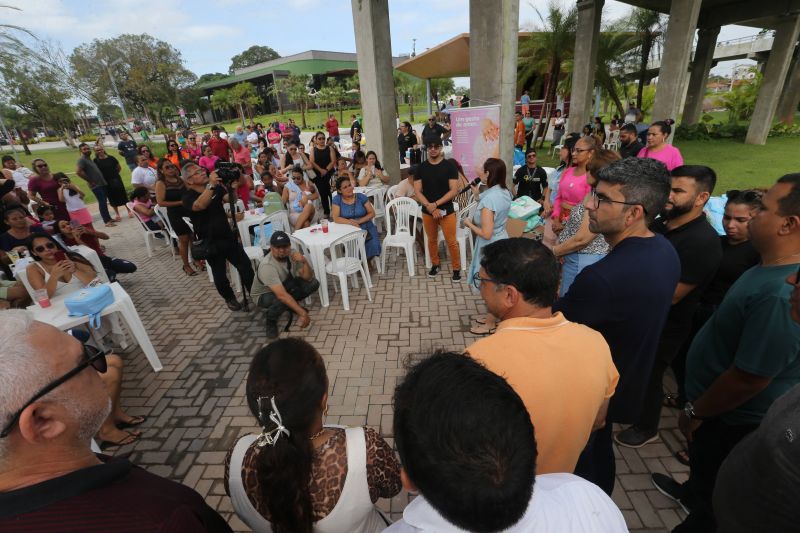 Entrega de kit de enxoval no Programa Mãe Ananin - Local Parque Cultural Vila Maguary