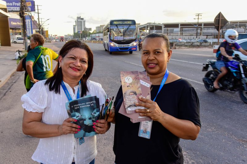 Blitz Educativa no Dia Mundial do Combate ao Trabalho Infantil