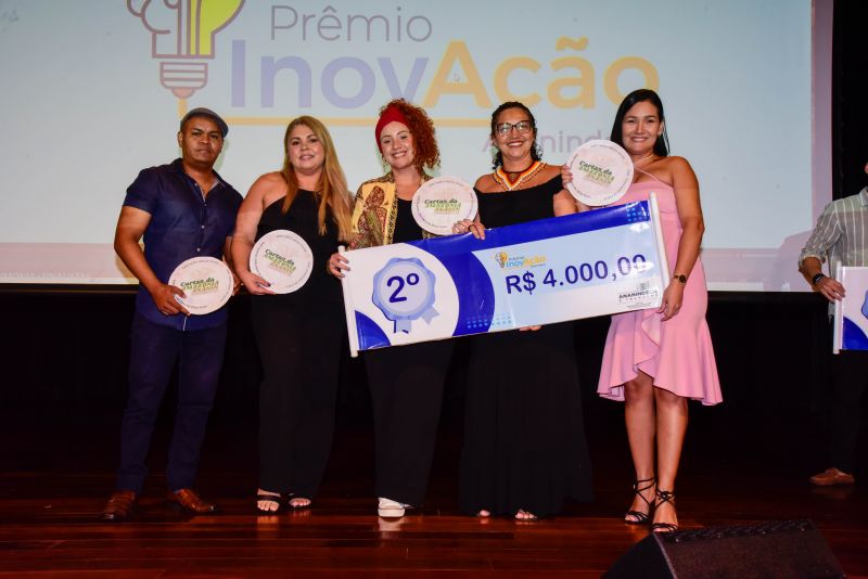 Entrega do Segundo Prêmio Inovação para Servidores Destaque local Teatro Municipal de Ananindeua